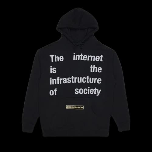 Pleasures Internet Hoodie 'Black'