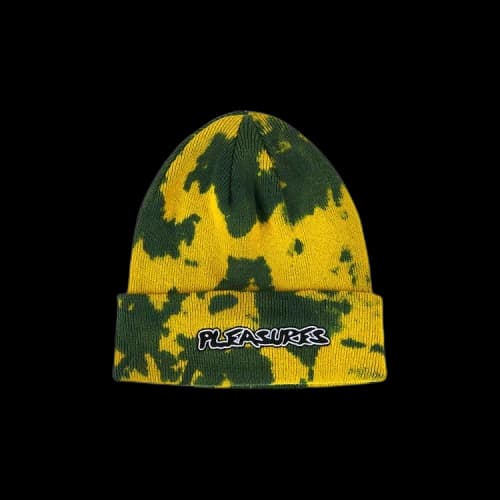 Pleasures Backbone Dyed Beanie 'Yellow'