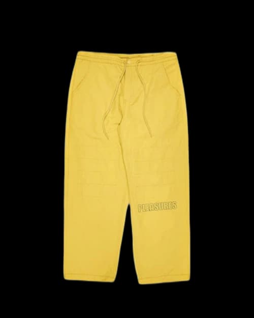 Pleasures Blitz Karate Pants Mustard