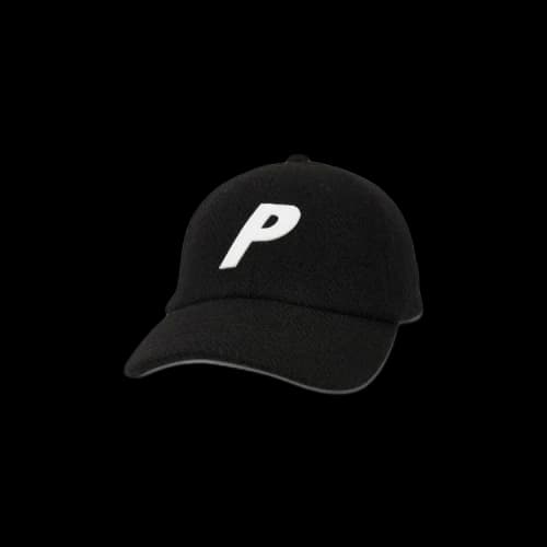 Palace Harris Tweed P 6-Panel 'Black'