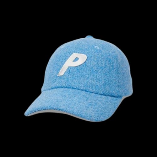 Palace Harris Tweed P 6-Panel 'Light Blue'