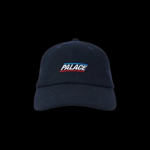 Palace Basically A Wool 6-Panel 'Navy'
