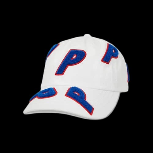 Palace Chenille Multi P 6-Panel 'White'
