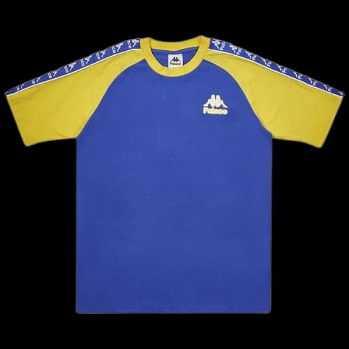 Palace x Kappa Classic Raglan T-Shirt 'Blue/Yellow'