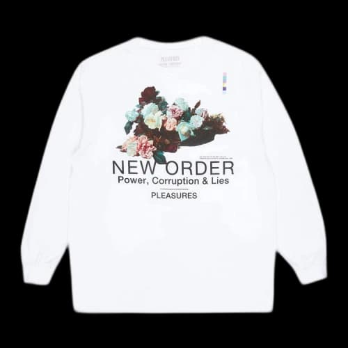 Pleasures Power Long-Sleeve T-Shirt 'White'