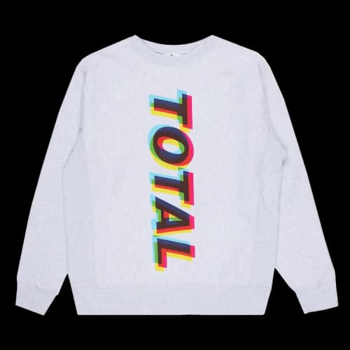 Pleasures Total Premium Crewneck 'Heather Grey'