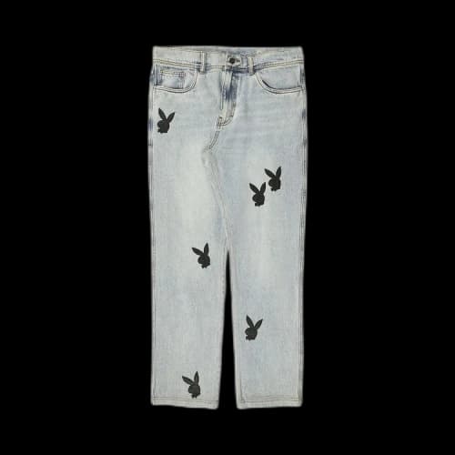 Pleasures Bunny Applique Denim 'Washed'