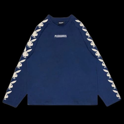 Pleasures PB Raglan Long-Sleeve 'Navy'