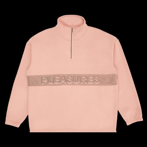 Pleasures Decline Quarter Zip 'Mauve'