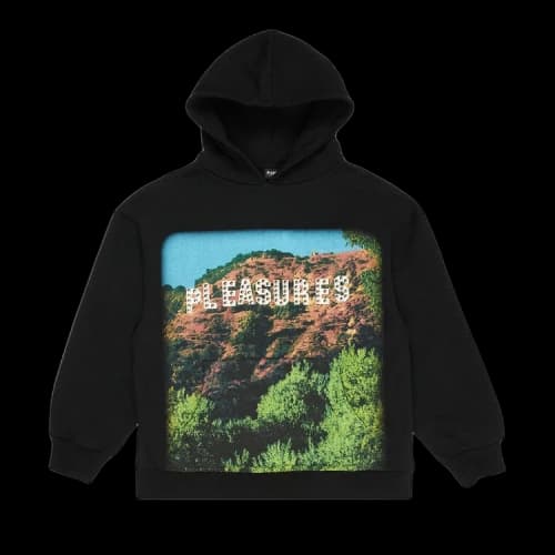 Pleasures Pleasurewood Studded Hoodie 'Black'