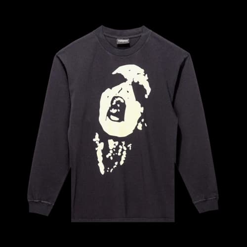 Pleasures Shout Heavyweight Long-Sleeve Shirt 'Black'