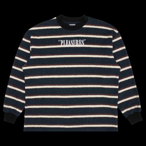 Pleasures Ace Reverse Fleece Crewneck 'Black'
