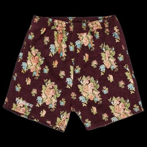 Pleasures Dejavu Woven Floral Shorts 'Maroon'