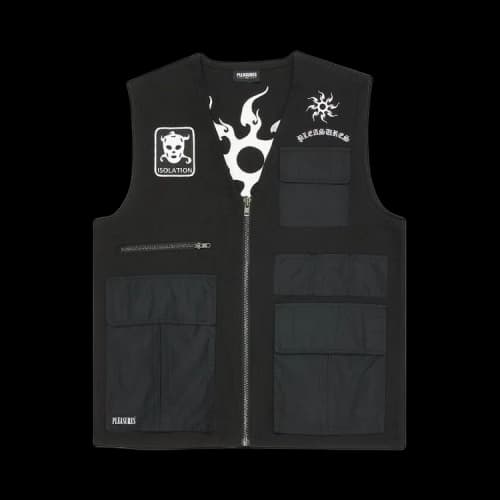 Pleasures Strike Vest 'Black'