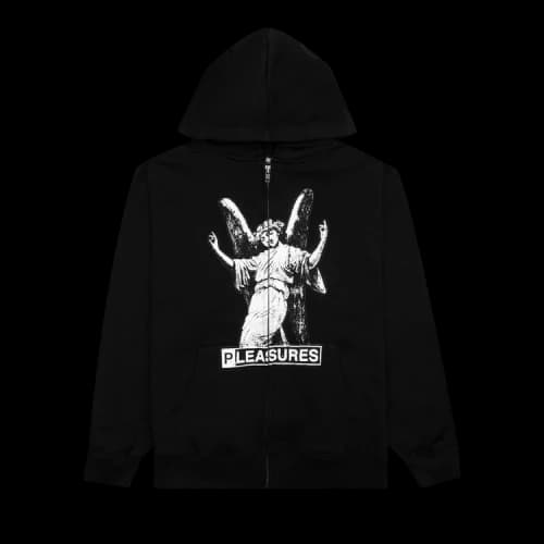 Pleasures Fetish Zip Hoodie 'Black'