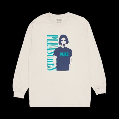 Pleasures Pure Long-Sleeve T-Shirt 'Sand'