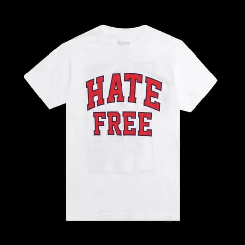 Pleasures Hate Free T-Shirt 'White'