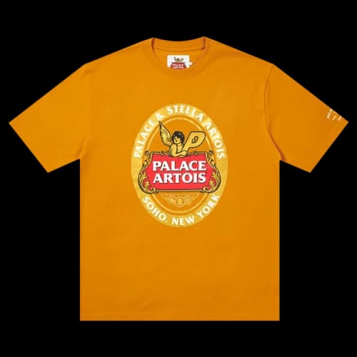Palace x Stella Artois Coaster T-Shirt 'Gold'