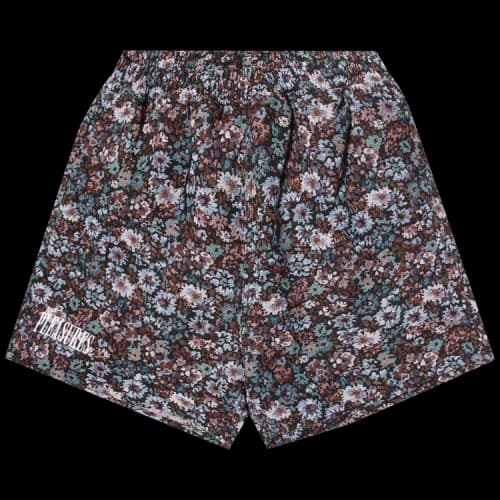 Pleasures Quitter Floral Shorts 'Black'