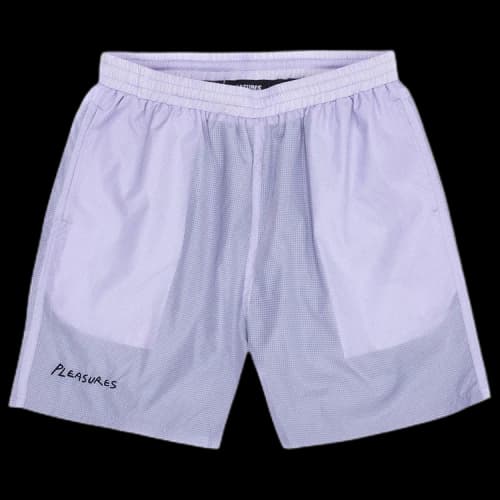 Pleasures VCR Active Shorts 'Lavender'