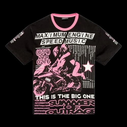 Pleasures Speed Music Heavyweight Shirt 'Black'