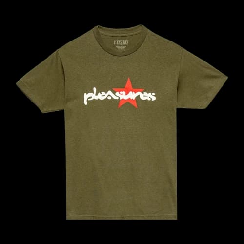 Pleasures Vibration T-Shirt 'Olive'