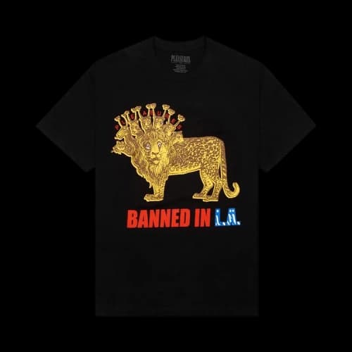 Pleasures Banned T-Shirt 'Black'