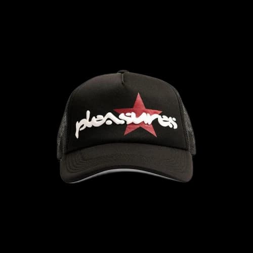 Pleasures Vibration Mesh Trucker Cap 'Black'