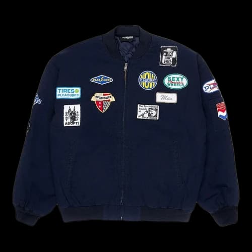 Pleasures Worms Mechanic Jacket 'Navy'