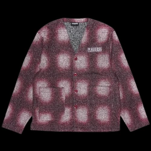 Pleasures Spray Cardigan 'Red'