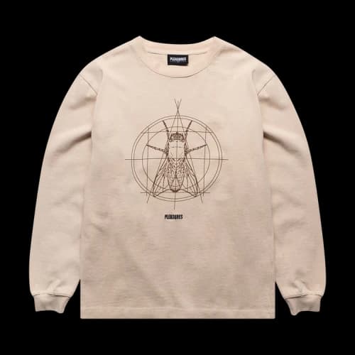 Pleasures Lonestar Heavyweight Long-Sleeve Shirt 'Natural'