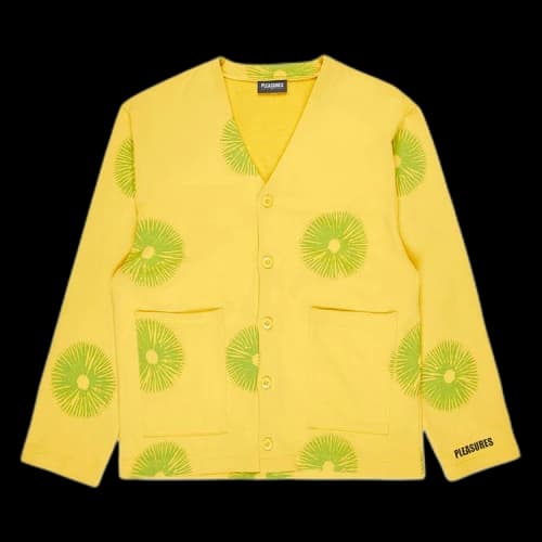 Pleasures Freeze Cardigan 'Yellow'
