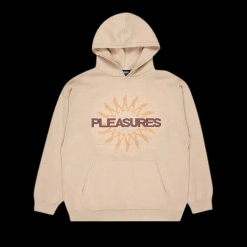 Pleasures Passion Knit Sweater Hoodie 'Tan'