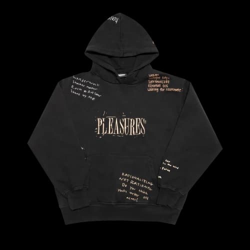 Pleasures Remote Hoodie 'Black'