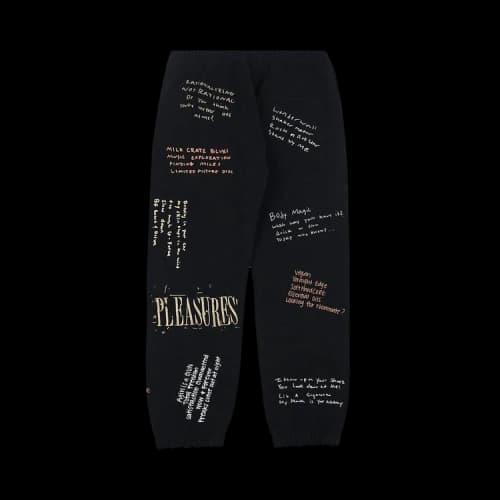 Pleasures Remote Sweat Pant 'Black'