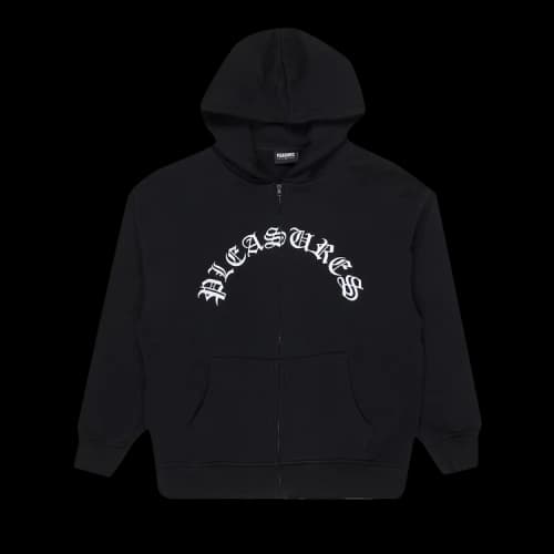 Pleasures Together Zip Hoodie 'Black'