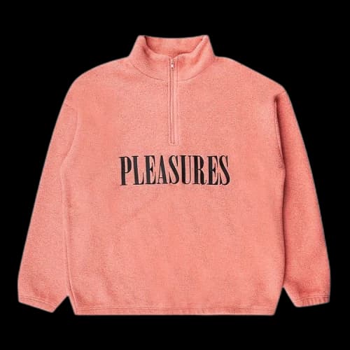 Pleasures Searching Quarter Zip 'Peach'
