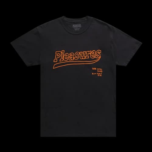 Pleasures Dub Pigment Dye T-Shirt 'Black'