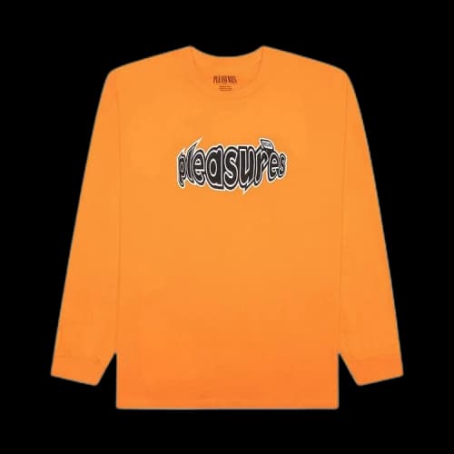 Pleasures Strain Logo Long-Sleeve T-Shirt 'Orange'