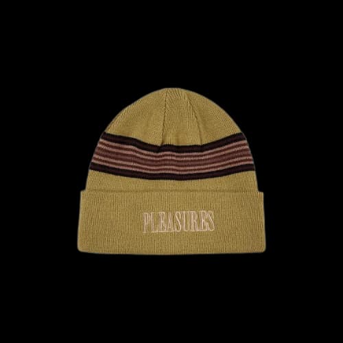 Pleasures Wander Striped Beanie 'Matcha'