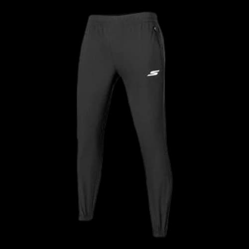 Skechers Casual Knitted Woven Pants 'Black White'