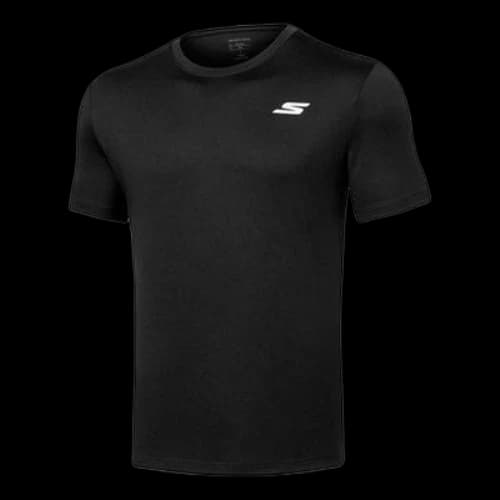 Skechers Training Running Sports Knit Short Sleeve Black
