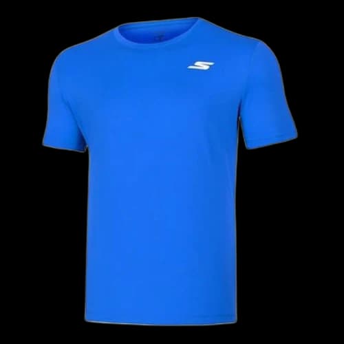 Skechers Training Running Sports Knit Short Sleeve Blue