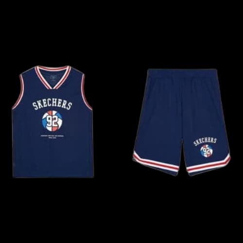 (GS) Skechers Letter and Number Printed Sports Set 'Multi-Color'