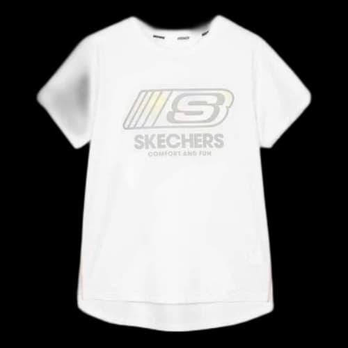 (GS) Skechers Logo Graphic Tee 'White'