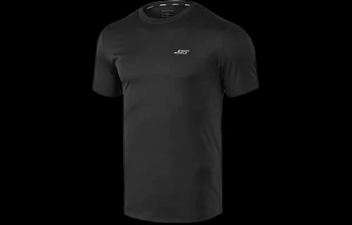 Skechers Quick-Drying Short Sleeve Sports T-shirt 'Black White'