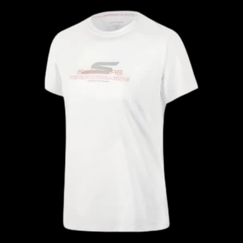 Skechers Sport Logo Printed Tee 'White' (Women's)