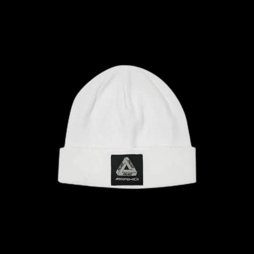 Palace x AMG 2.0 Beanie 'White'