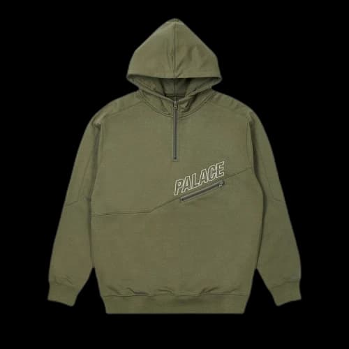 Palace Zip Hood 'Green'