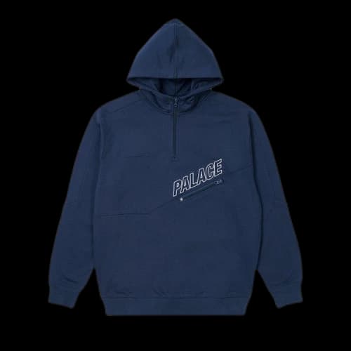 Palace Zip Hood 'Blue'